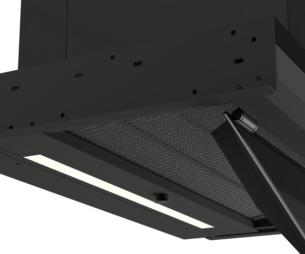 Silverline Cappa Cucina Aspirante/Filtrante Incasso Integrata Larghezza 90 cm Profondit 35 cm Classe A colore Nero - 3129.9.733.38 Inside Core Pure