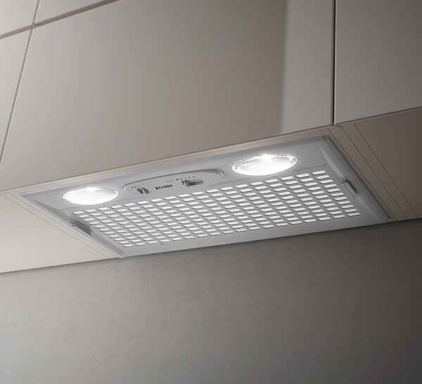 Faber Cappa Cucina Aspirante Sottopensile Incasso Larghezza 52 cm colore Grigio Chiaro - 305.0554.553 INCA SMART LG A52 | Inca Smart Linea Incasso