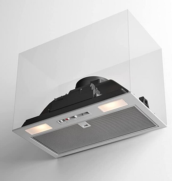 Faber Cappa Cucina Aspirante Sottopensile Incasso Larghezza 52 cm Profondit 29 cm colore Grigio - 305.0602.040 INKA SMART C/33 52 FB