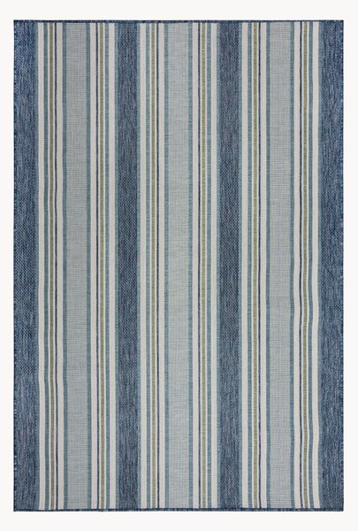 Tappeto a tessitura piatta da interno-esterno Roma Stripe