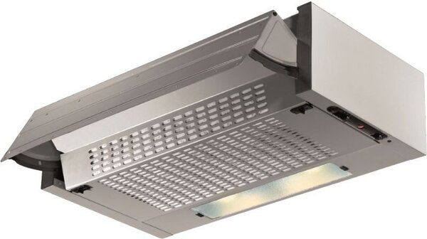 Samet Cappa Cucina Aspirante Sottopensile Incasso Larghezza 60 cm Classe D colore Alluminio - Estraibile60