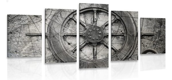 Quadri 5 pezzi – Timone da marinaio