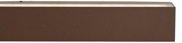 Applique da esterno industriale marrone ruggine 38cm incl. LED IP65 - Hannah