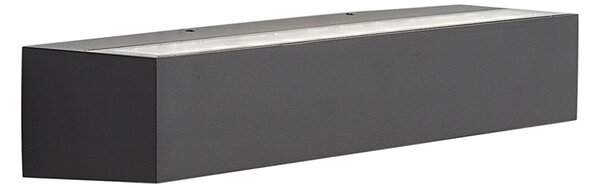 Applique da esterno industriale nera 38cm incl. LED IP65 - Hannah