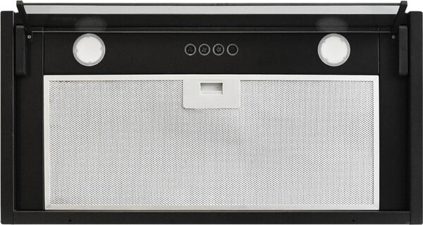 Samet Cappa Cucina Aspirante Sottopensile Incasso Larghezza 60 cm Classe D colore Nero - Kripto60NE