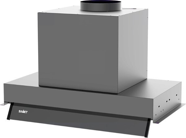 Samet Cappa Cucina Aspirante Sottopensile Incasso Larghezza 60 cm Classe D colore Inox - Kripto60IX