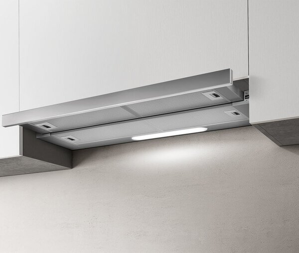 Elica Cappa Cucina Aspirante Sottopensile Incasso Larghezza 60 cm colore Inox - PRF0139077 ELITE 35 GRIX/A/60