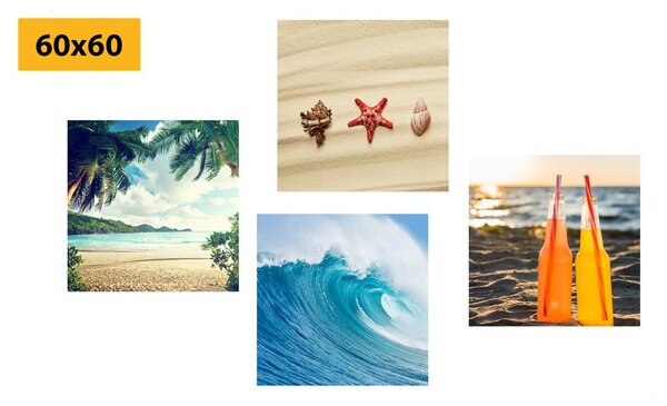 Set di quadri – Vacanza al mare