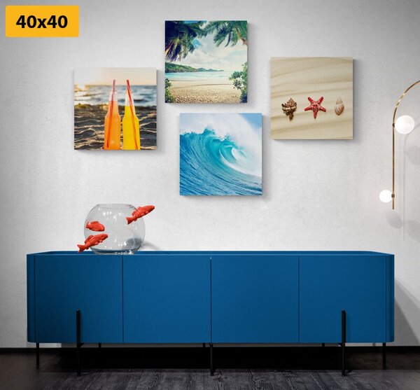 Set di quadri – Vacanza al mare