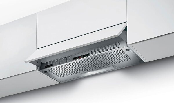 Faber Cappa Cucina Aspirante Sottopensile Incasso Larghezza 60 cm colore Grigio Chiaro - 315.0547.802 152 SRM LG A60