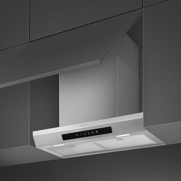 Smeg Cappa Cucina Aspirante Sottopensile Incasso Larghezza 60 cm Profondit 29 cm Classe A colore Acciaio Inox - KSGT63X