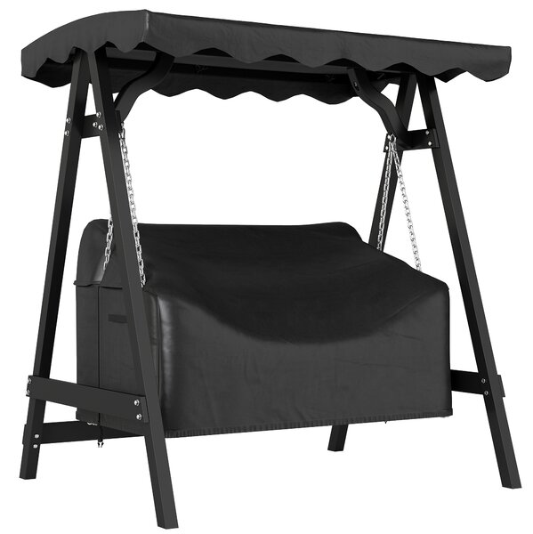 Outsunny Copertura per dondolo da giardino 2 posti, copertura protettiva impermeabile, antivento e resistente ai raggi UV, tessuto Oxford 420D | Aosom Italy
