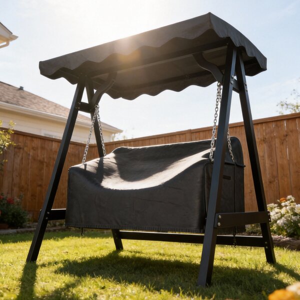 Outsunny Copertura per dondolo da giardino 2 posti, copertura protettiva impermeabile, antivento e resistente ai raggi UV, tessuto Oxford 420D | Aosom Italy