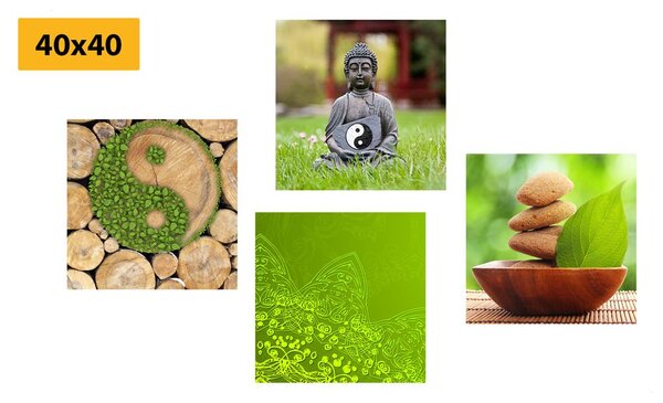 Set di quadri – Armonia piacevole Feng Shui