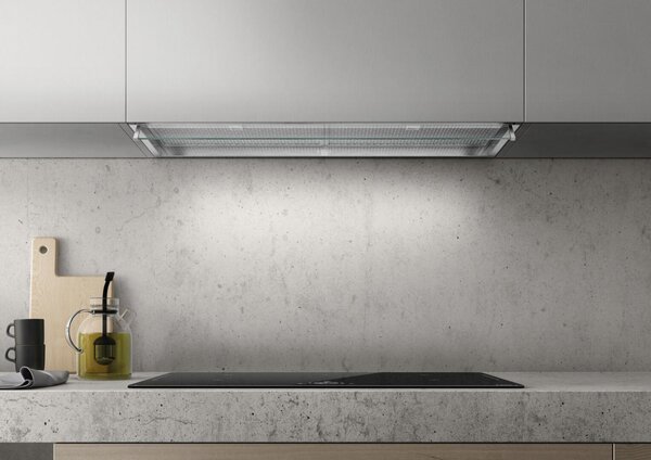 Elica Cappa Cucina Aspirante Sottopensile Incasso Larghezza 60 cm Profondit 34 cm colore Acciaio Inox - PRF0180599 BOXIN ADVANCE IX/A/60