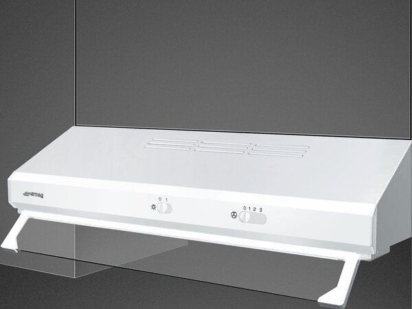 Smeg Cappa Cucina Aspirante Sottopensile Incasso Larghezza 60 cm Profondit 49 cm Classe C colore Bianco - KSEC61BE3