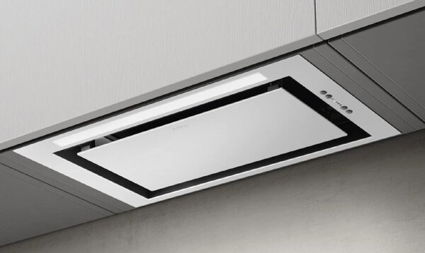 Elica Cappa Cucina Aspirante Sottopensile Incasso Larghezza 71 cm Classe B colore Bianco - PRF0157394 Lane WH/A/72