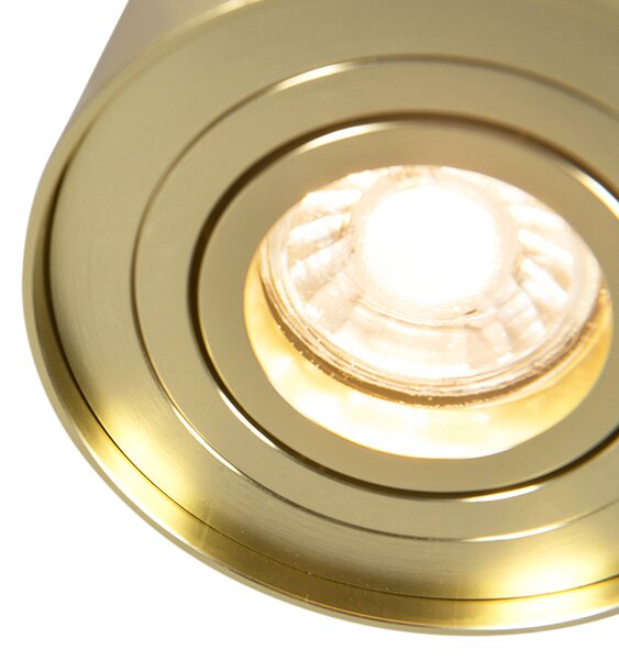 Set di 4 faretti oro/ottone regolabili - Rondoo up