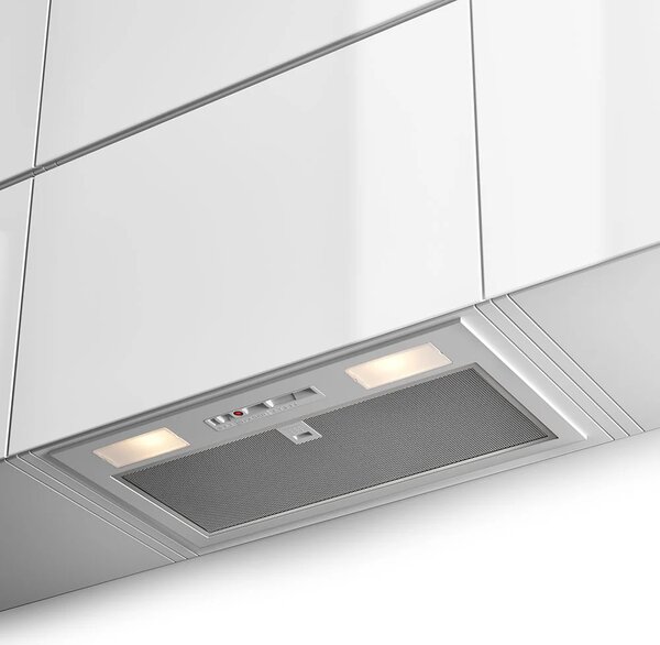 Faber Cappa Cucina Aspirante Sottopensile Incasso Larghezza 70 cm Profondit 29 cm colore Grigio - 305.0602.041 INKA SMART C/33 LG A70