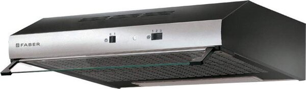 Faber Cappa Cucina Aspirante Sottopensile Incasso Larghezza 60 cm Profondit 49 cm colore Nero / Inox - 300.0557.489 TCH04 741