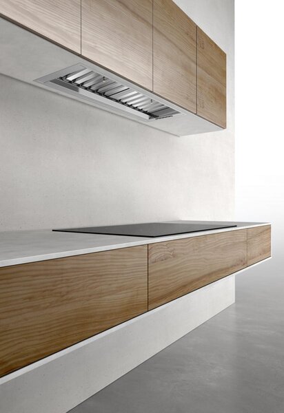 Airforce Cappa Cucina Aspirante Sottopensile Incasso Larghezza 72 cm Profondit 30 cm Classe A colore Acciaio Inox - CCINCP72501 Incasso Pro IX/A/72