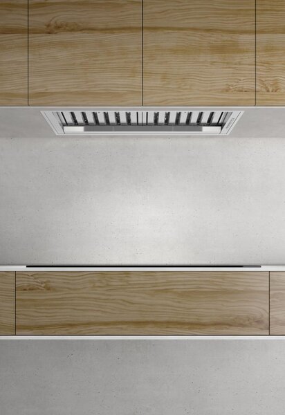 Airforce Cappa Cucina Aspirante Sottopensile Incasso Larghezza 72 cm Profondit 30 cm Classe A colore Acciaio Inox - CCINCP72501 Incasso Pro IX/A/72
