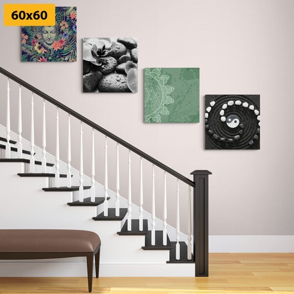 Set di quadri – Feng Shui in combinazione insolita