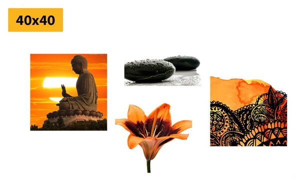 Set di quadri – Feng Shui in stile unico