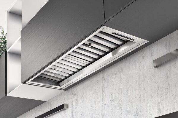 Airforce Cappa Cucina Aspirante Sottopensile Incasso Larghezza 72 cm Profondit 30 cm Classe A colore Acciaio Inox - CCINCP72501 Incasso Pro IX/A/72