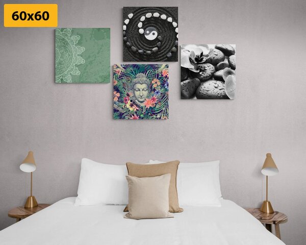 Set di quadri – Feng Shui in combinazione insolita