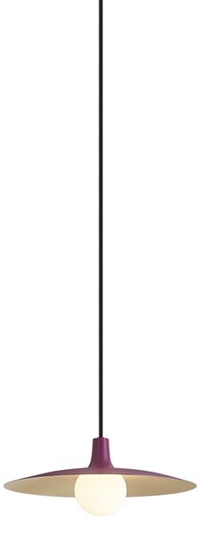 Lampada a sospensione retrò viola per sistema a binario monofase - Slimline Panzi