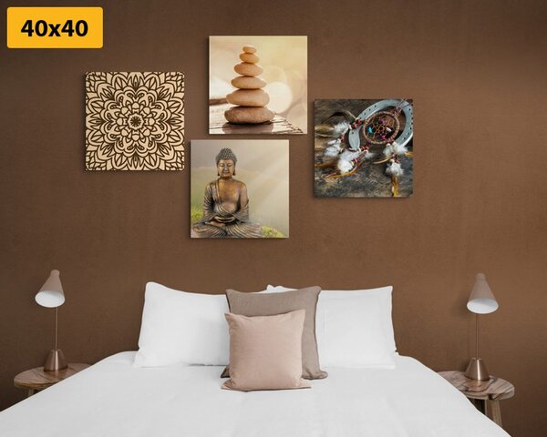 Set di quadri – Buddha armonioso