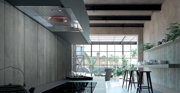 Faber Cappa Cucina Aspirante Sottopensile Incasso Larghezza 90 cm Classe A colore Acciaio Inox - 110.0456.294 ILMA X A90