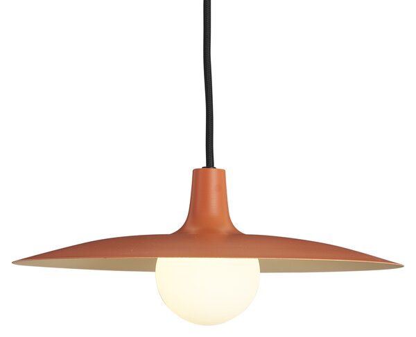 Lampada a sospensione retrò arancione per sistema a binario monofase - Slimline Panzi