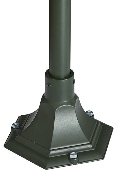 Lanterna da esterno classica verde scuro 135 cm IP44 - Berta