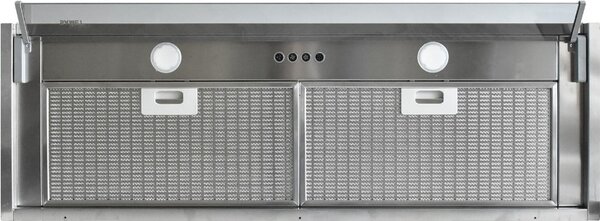 Samet Cappa Cucina Aspirante Sottopensile Incasso Larghezza 90 cm Classe D colore Inox- Kripto90IX