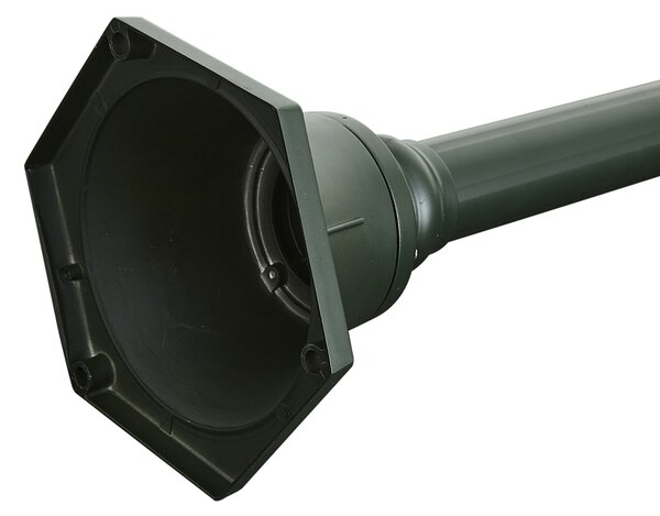 Lanterna da esterno classica verde scuro 235 cm 3 luci IP44 - Berta