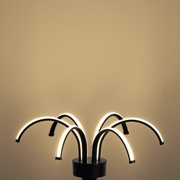 Lampada decorativa LED E27 nera 6W 450 lm 3000K