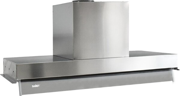 Samet Cappa Cucina Aspirante Sottopensile Incasso Larghezza 90 cm Classe D colore Inox- Kripto90IX