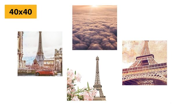 Set di quadri – Torre Eiffel a Parigi