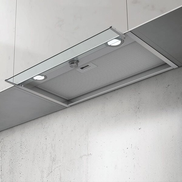 Elica Cappa Cucina Aspirante Sottopensile Incasso Larghezza 90 cm Profondit 34 cm colore Inox - PRF0114761 BOXIN LX/IX/A/90