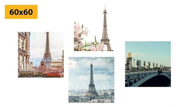 Set di quadri – Torre Eiffel