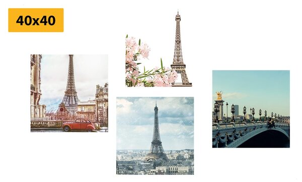 Set di quadri – Torre Eiffel