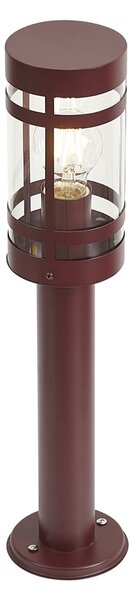 Lampada da esterno moderna rosso scuro 50 cm IP44 - Gleam