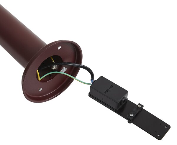 Lampada da esterno moderna rosso scuro 80cm IP44 - Gleam