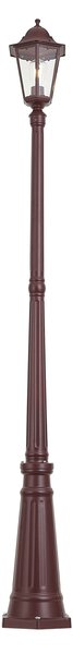Lanterna da esterno classica rosso scuro 213 cm IP44 - Havana