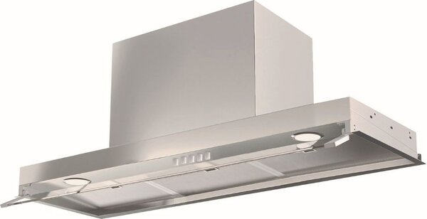 Samet Cappa Cucina Aspirante Sottopensile Incasso Sistema No Drop Larghezza 90 cm Classe C colore Inox - KRIPTO90IXND