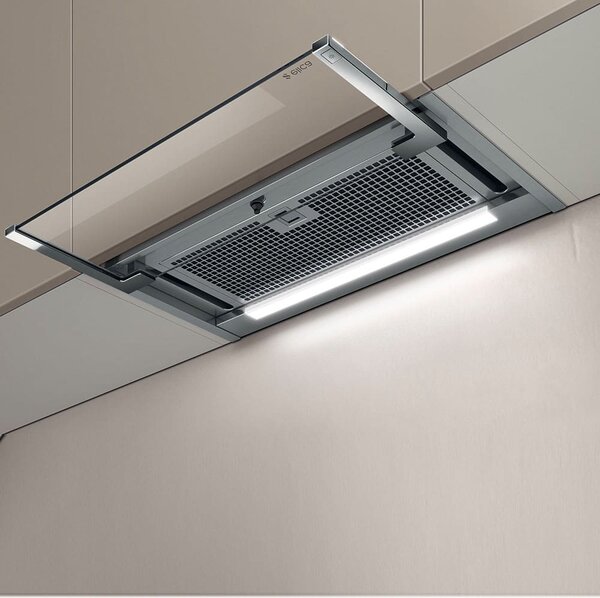 Elica Cappa Cucina Aspirante Sottopensile Larghezza 60 cm Profondit 30 cm Frontalino in Vetro - PRF0109787 Glass Out IX/A/60