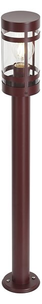 Lampada da esterno moderna rosso scuro 80cm IP44 - Gleam