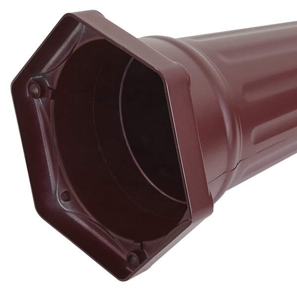 Lanterna da esterno classica rosso scuro 213 cm IP44 - Havana
